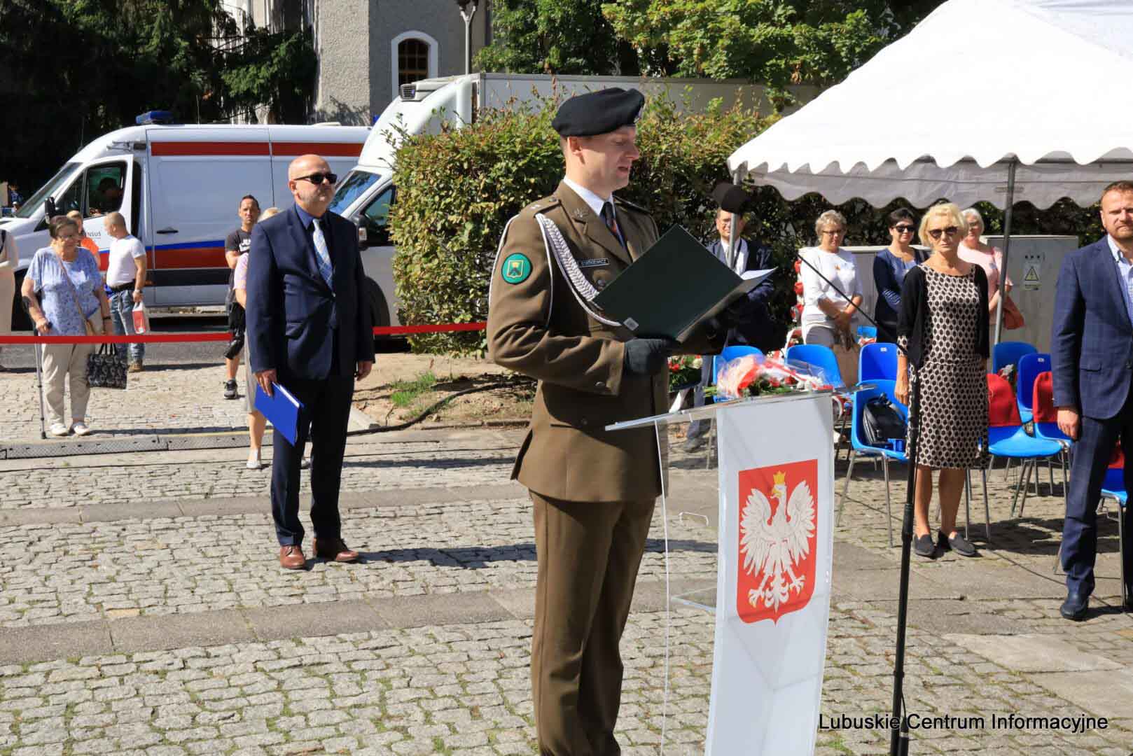Uroczystości w Zielonej Górze upamiętniające rocznicę wybuchu II wojny światowej Fot. Dariusz Nowak